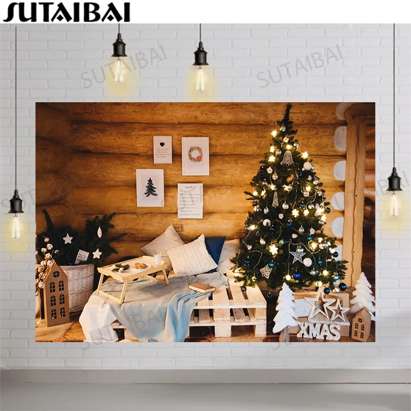 

Christmas Party Decor Backdrop Photozone Photocall Snowman Gift Baby Family Portrait Photo Studio Background Photography
