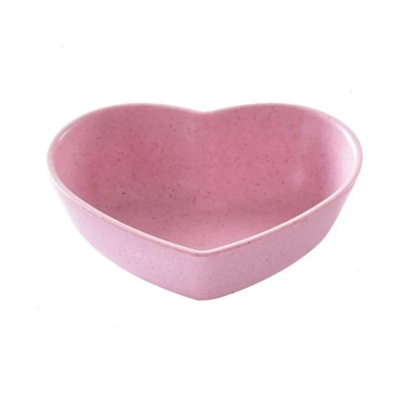 1 шт. 4 цвета пластиковая чаша для любви круглая Пшеничная солома сердечко Клубная