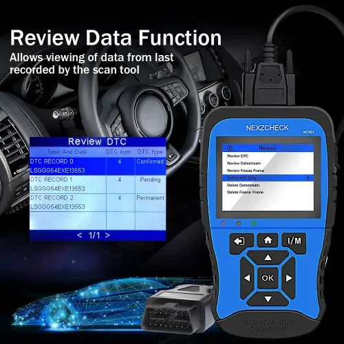 Humзор NexzCheck NC501 OBD2 & EOBD сканер для универсальных автомобилей|Диагностические