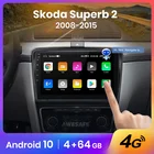 Автомагнитола AWESAFE PX9 для Skoda Superb 2 2008-2015, мультимедийный видеоплеер на Android 10,0, 2 Гб ОЗУ, 32 Гб ПЗУ, с GPS, типоразмер 2 din