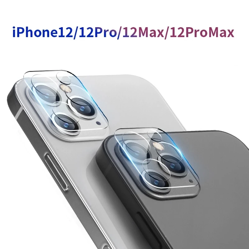 Pel&iacute;cula protectora de c&aacute;mara para iphone 12 13 Pro Max, cristal Protector de lente para iphone 12 Mini 11 13 Pro Max, 3 uds.-3
