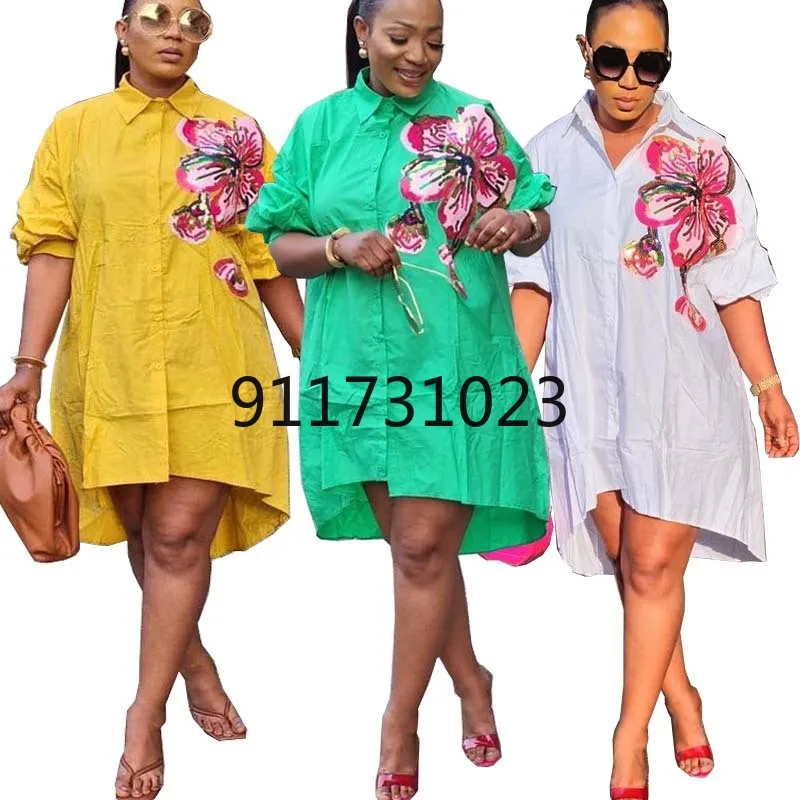 Африканская рубашка с вышивкой и блестками длинные платья для женщин