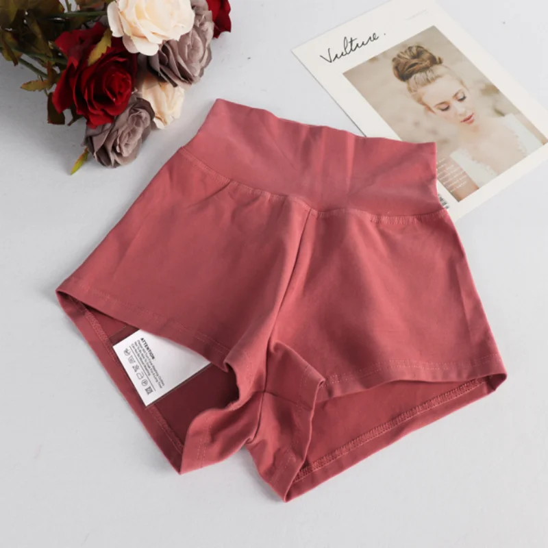 

New Arrival Fashion Ballet Dance Costume Solid Color High Waist Fast-dry Pants Thin Breathable Cotton Dance Training Shorts