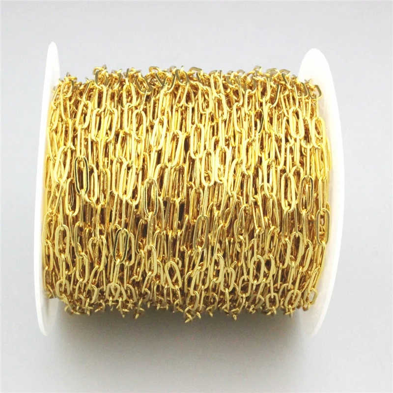 Медная цепочка с розам покрытием модная для ожерелья/браслета аксессуары