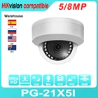 Камера видеонаблюдения Hikvision, купольная инфракрасная камера безопасности, 5 МП, 8 Мп, HD, 20 м, H.265, 2 МП