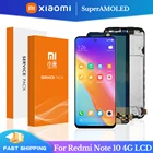 ЖК-дисплей 6,43 ''Super AMOLED для Xiaomi Redmi Note 10 4G, сенсорный экран с дигитайзером в сборе для Redmi Note10, M2101K7AI