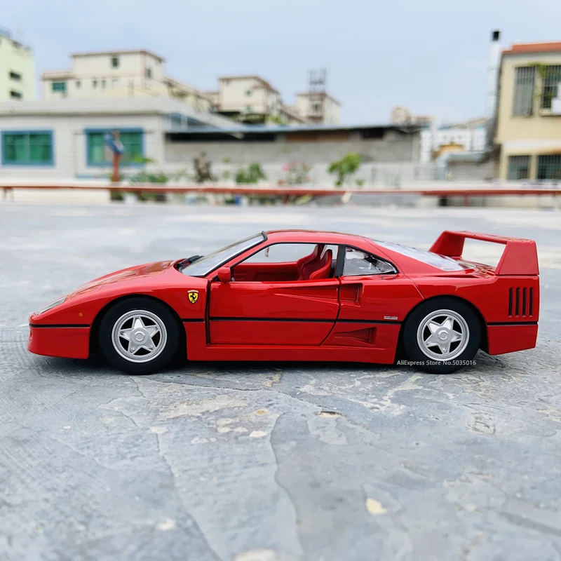 Коллекция Bburago 1:24 Ferrari F40 Авторизованная модель автомобиля из сплава коллекция
