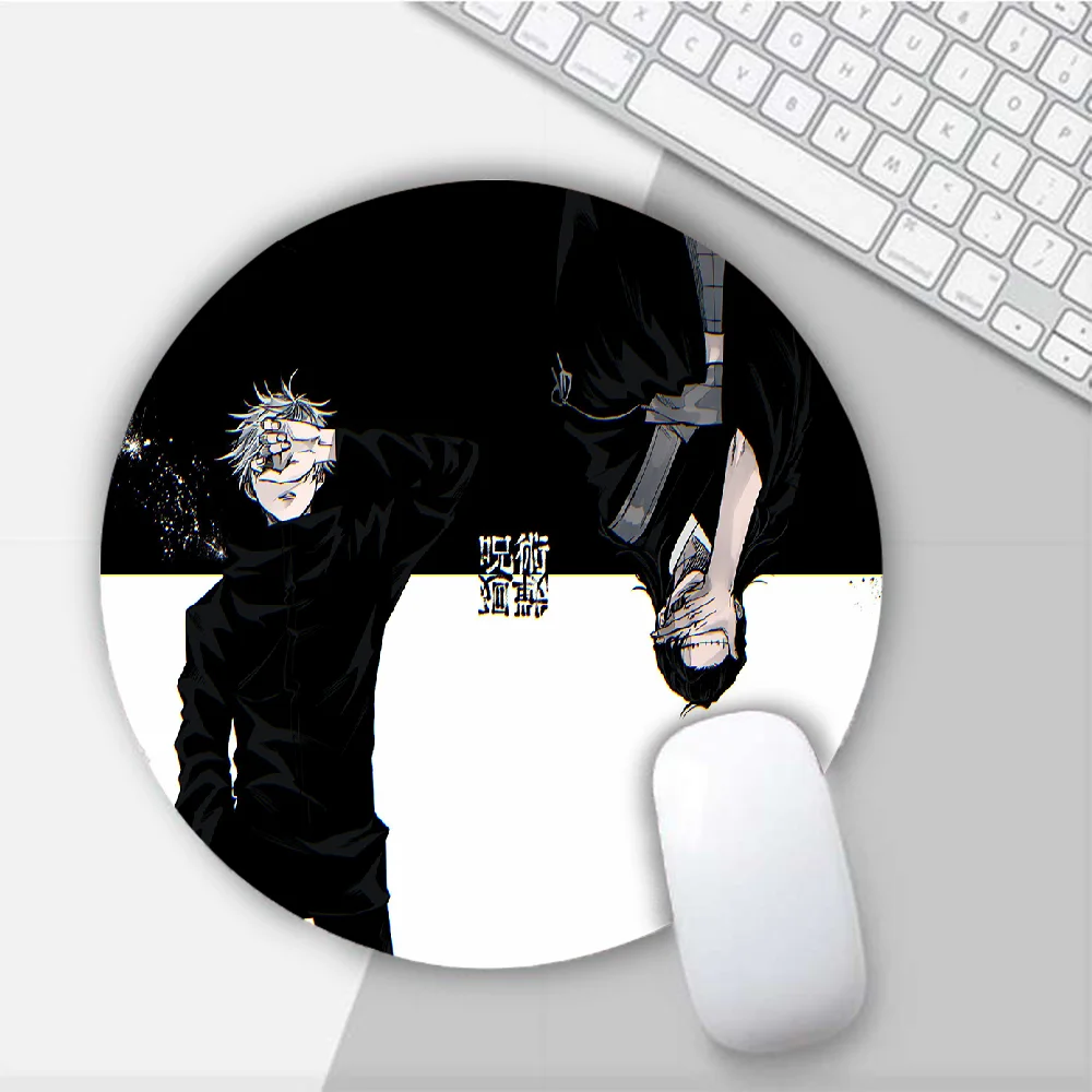 

Jujutsu Kaisen Anime Round Mouse Mat Gaming Mouse Pad For PC Laptop Notebook 20x20cm Gamer Desk Pad