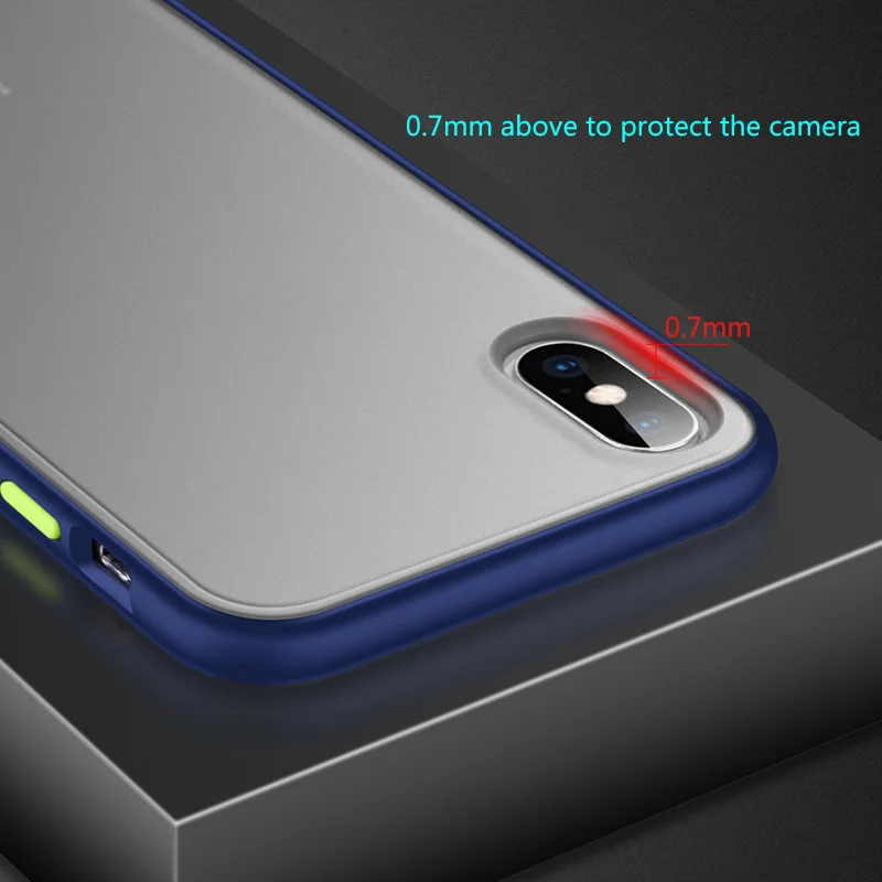 KKREFF противоударный прозрачный Гибридный Силиконовый чехол для телефона iPhone X XS XR