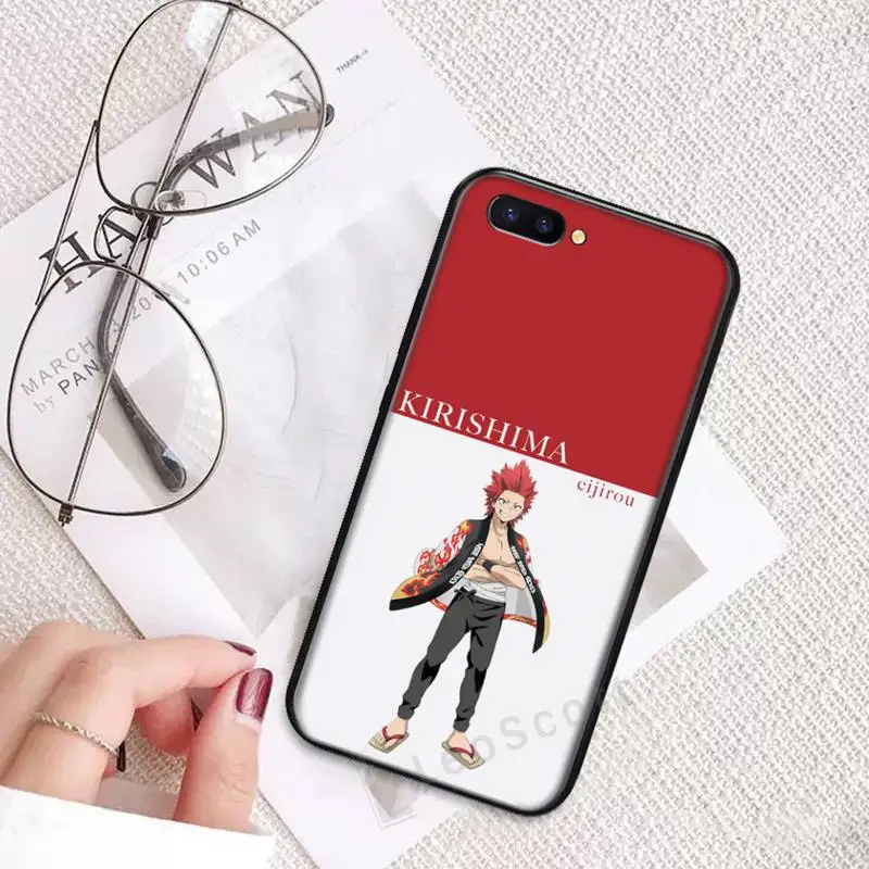 

My hero academia Kirishima Phone Case For OPPO R9 R11 R15 R17 RENO Realme S PLUS Normal 2z 3 5 C2 pro