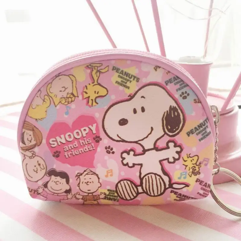 Hello kitty холщовый ручной кошелек для монет и кошелек, чехол, сумка; карманная цепочка для ключей, женская сумка-держатель для макияжа