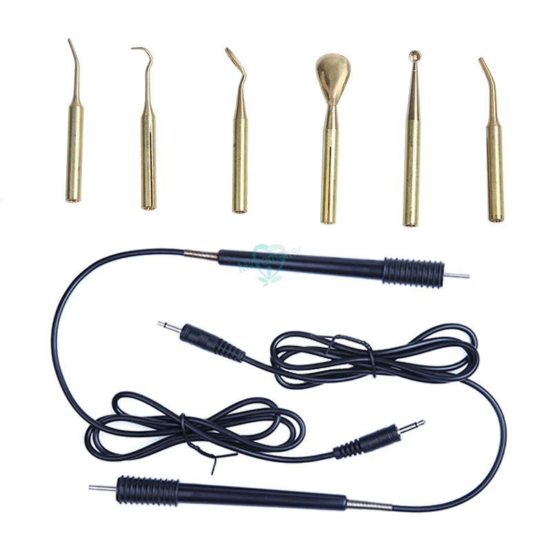 1 Набор/6 стоматологических электрических наконечников для воска + 2 сменных ножа