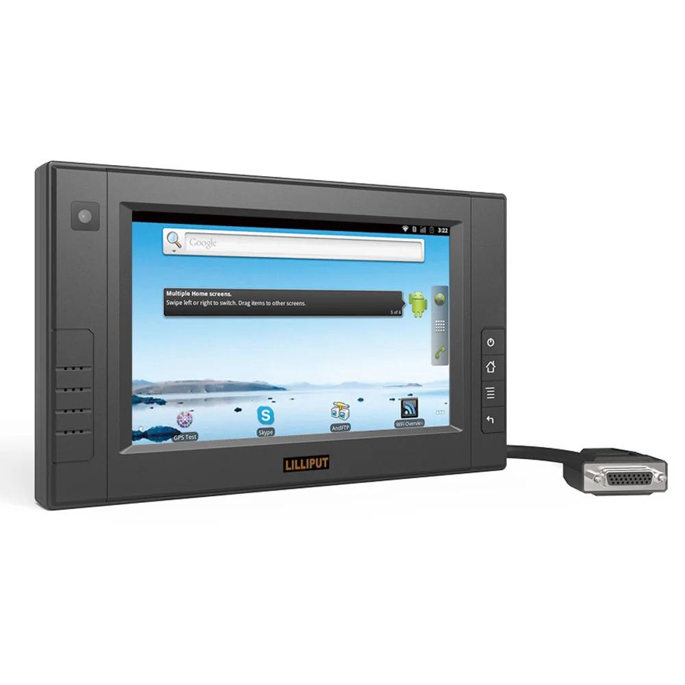 LILLIPUT 7 "ЖК дисплей ЖК сенсорный экран IP64 встроенный мини ПК Android Win CE Linux|Мини ПК| |
