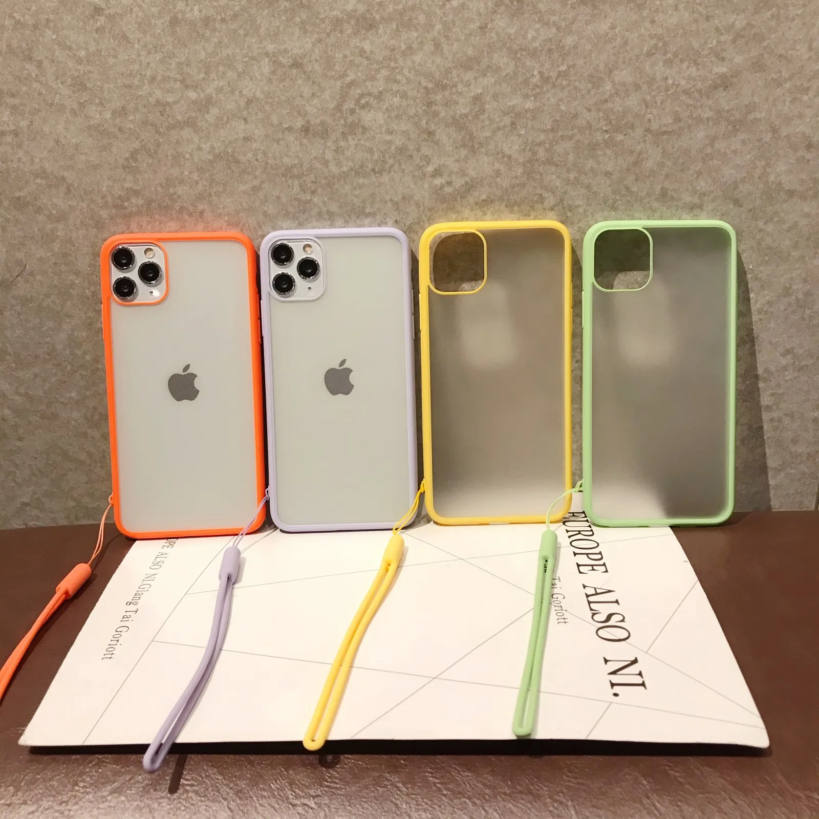 Телефонные чехлы для iPhone 12 11 Pro Max X XR XS 6 6s 7 8 Plus силиконовый матовый прозрачный