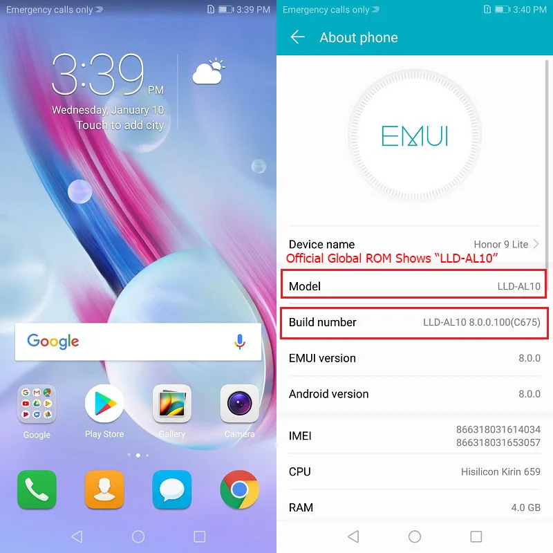 В наличии! huawei honor 9 Lite мобильный телефон Dual lite 5 65 &quotВосьмиядерный 2160*1080P задняя