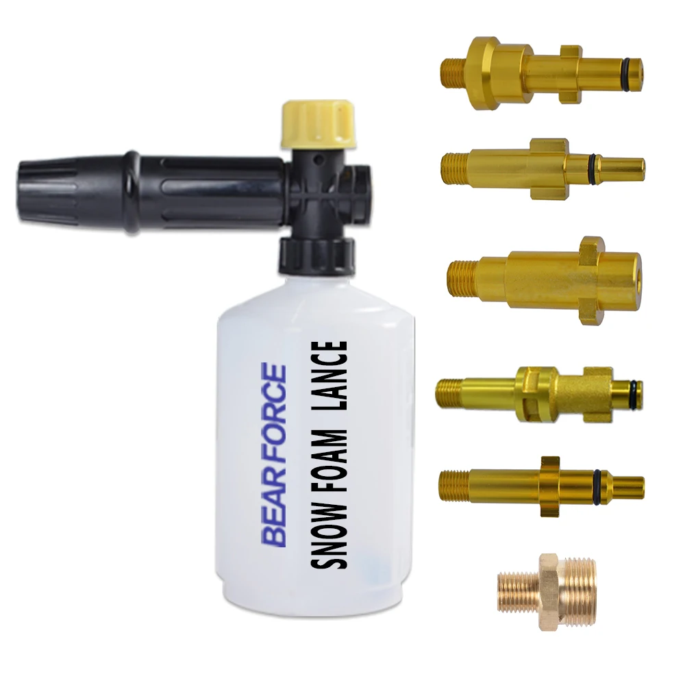 Пеногенератор пенная насадка для Karcher Интерскол Elitech Huter Makita Lavor Bosche Nilfisk Stihle молотковая мойка высокого давления