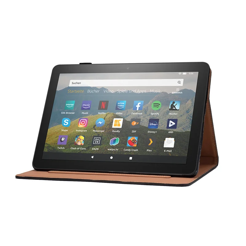 Чехол для Amazon Fire HD 10 HD10 Plus чехол кошка собака башня окрашенный Hd планшет 2021