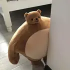 Популярная Маленькая подушка ins в виде головы и большого тела, мягкая подушка в виде слона енота в стиле бойфренда, подушка на спинку кресла, подарок на день рождения