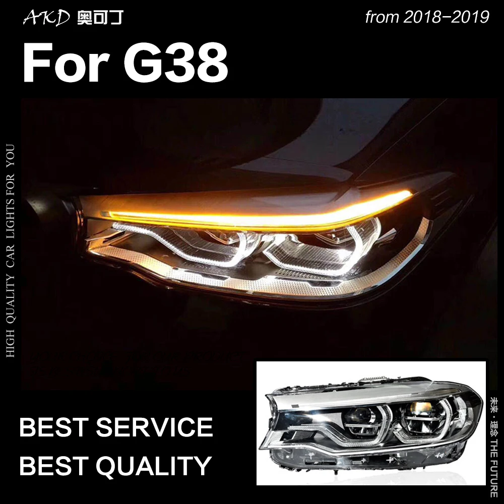 АКД стайлинга автомобилей Фара для BMW G38 фары 2018 2019 520i 523i светодиодный