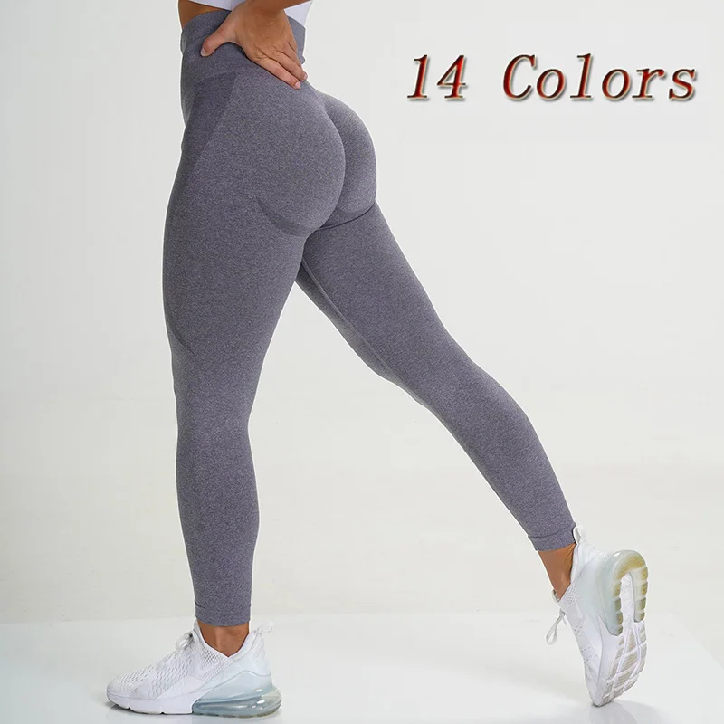 Высокая талия штаны для фитнеса йоги леггинсы спортивные Леггинсы бесшовные