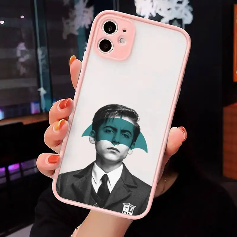 

Umbrella Academy Phone Case matte transparent For Pink iPhone 7 8 x xs xr 11 12 pro plus max mini Clear Funda