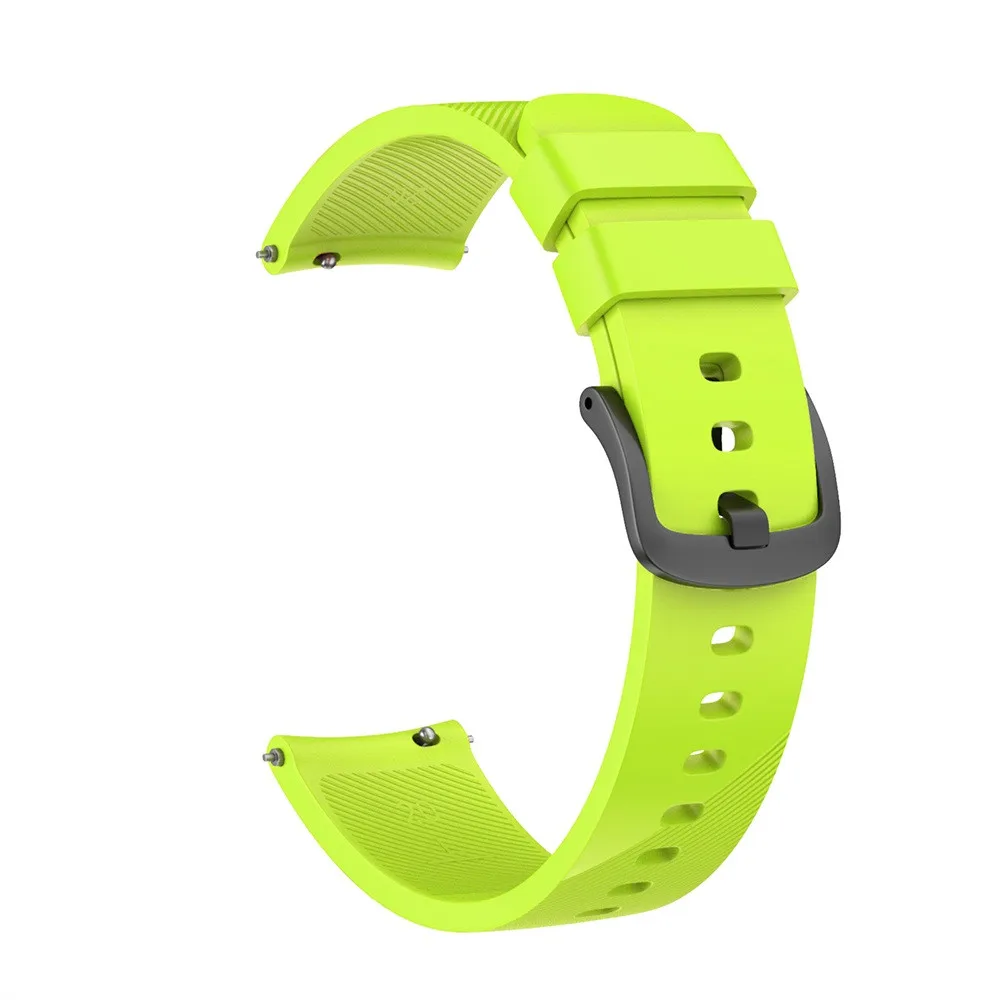 Большой сменный силиконовый ремешок для браслета Ticwatch E ремешок для наручных часов 6 цветов 20 мм 19Nov06