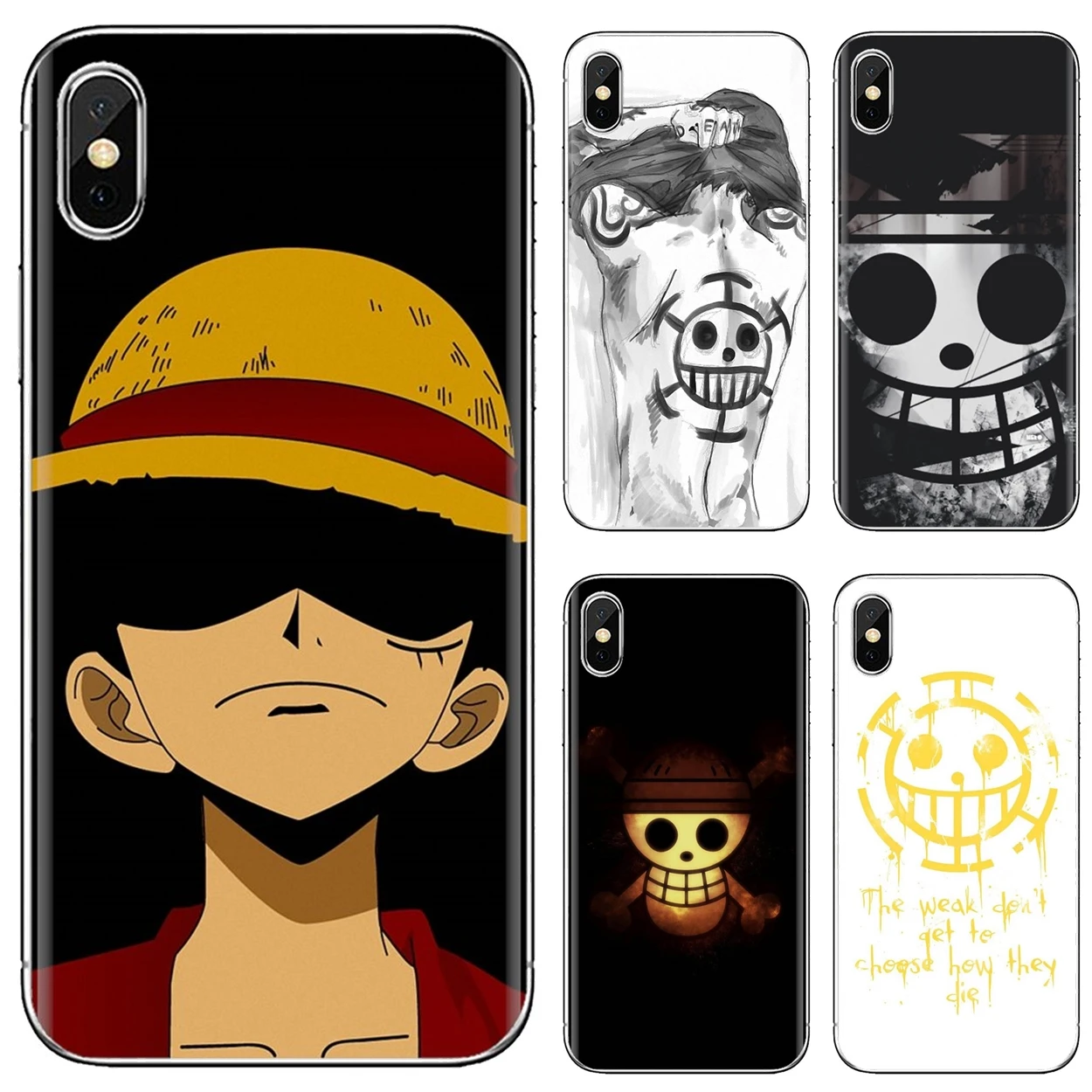 Мягкий чехол-сумка для Samsung Galaxy Note 3 4 5 8 9 S3 S4 S5 Mini S6 S7 Edge S8 S9 S10 Plus One Piece Pirates wars |