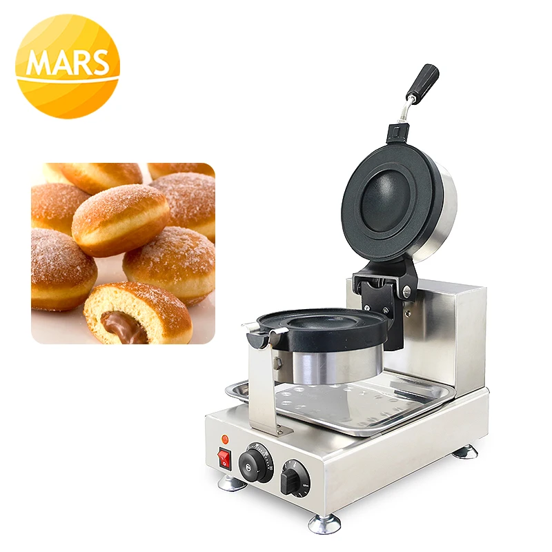 

New Donut Ice Cream Dessert Italy Gelato Panini Press Maker Commercial Krapfen Warmer Machine 220V/110V Burger Press Maker