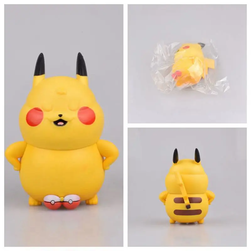 

TOMY Pokemon Action Figure Pikachu Cartoon Cute Model Decoration Toy