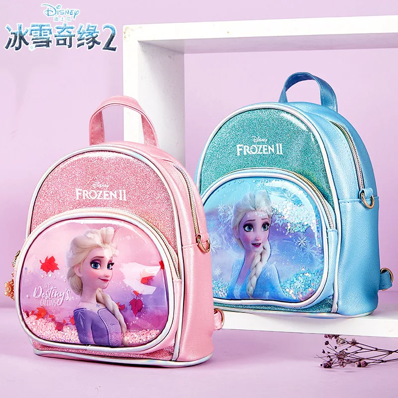 Оригинальная детская сумка-мессенджер Disney, маленькая дорожная сумка, рюкзак для девочек с принтом «Холодное сердце», Детская сумка, школьны...