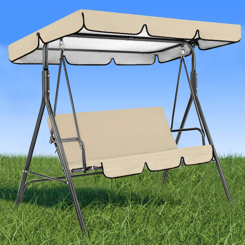 

Garden Replacement Canopy UV Sun Shade Cover Swing Chair Waterproof Top Cover for Family Outdoor Camping Accessories