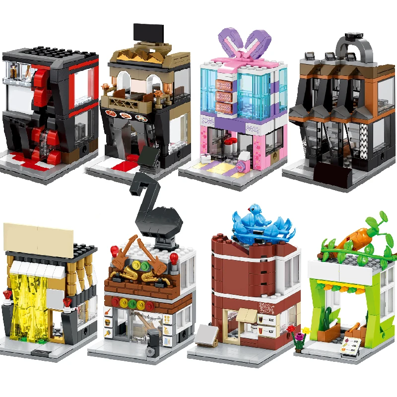 Конструктор уличный вид конструктор сделай сам в стиле архитектуры магазина