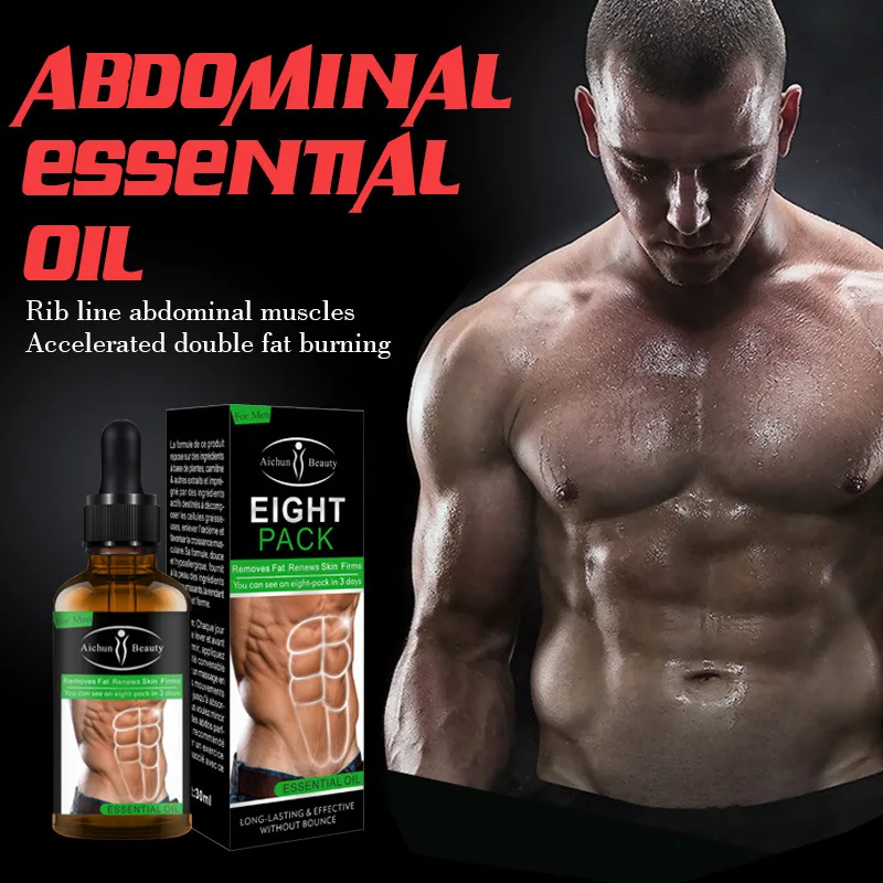 

30ML Powerful Abdominal Muscle Essence Oil Stronger Muscle Strong Anti Cellulite Burn Fat Product Weight Loss Essence Oil Men