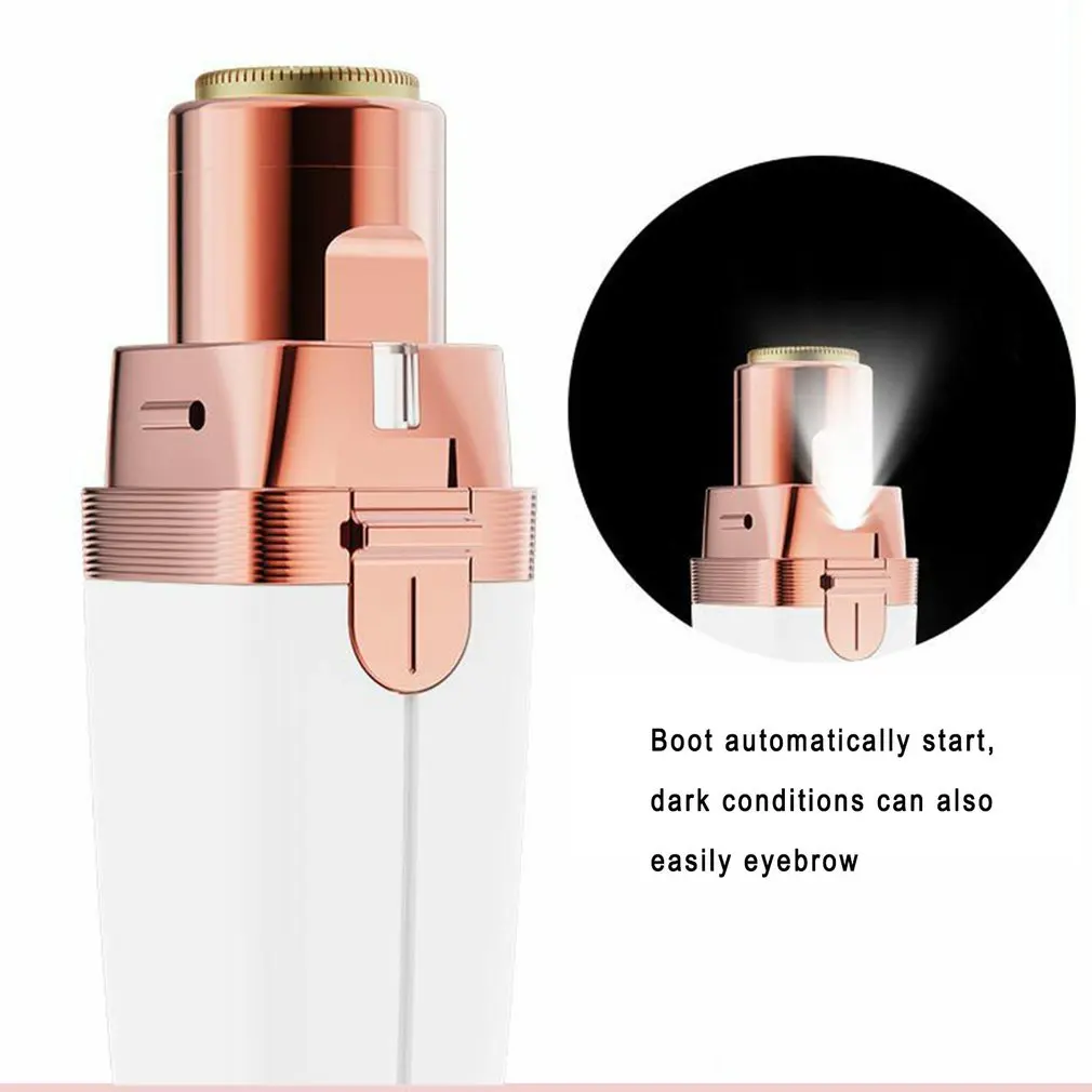 

Protable Mini Electric Eyebrow Trimmer Lip Face Hair Razor Epilator Pen USB Rechargable Hair Remover Eyebrow Shaver