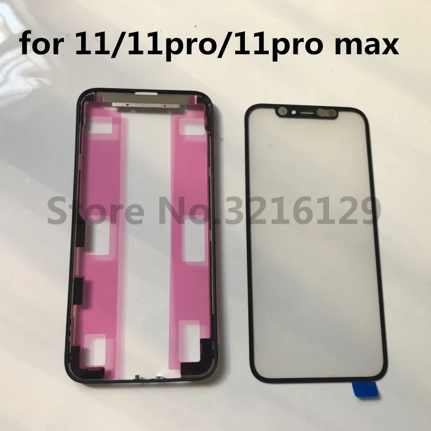 Оригинальный объектив для переднего экрана с OCA + рамка в сборе iPhone X XS max 11 12 PRO MAX