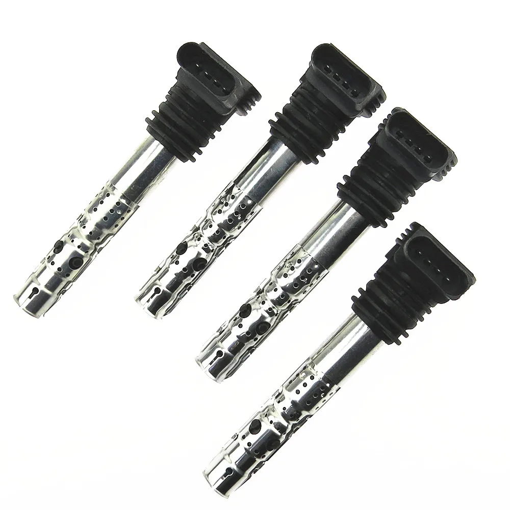 SCJYRXS 4 шт. 1 8 2 0 T Высоковольтная катушка зажигания сопло свечи 06B905115T 06B 905 115T для Passat