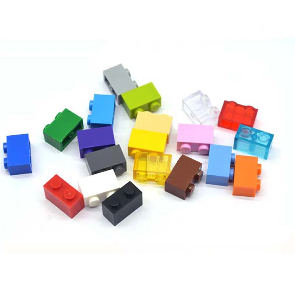 

BroKids 100g(about 128 pcs)Tall Particles 1*2 Bulk Accessories for General Building Blocks Educational Toys for Kids