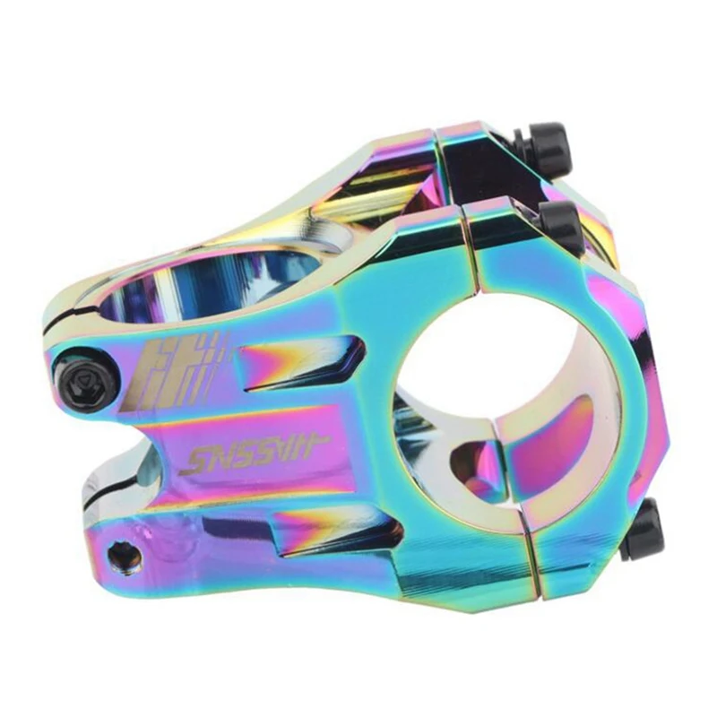 

HASSNS Aluminum Alloy Bicycle Accessories Speed Drop Handle Mountain Bike Bicycle Stem Full Hollow Short Stem