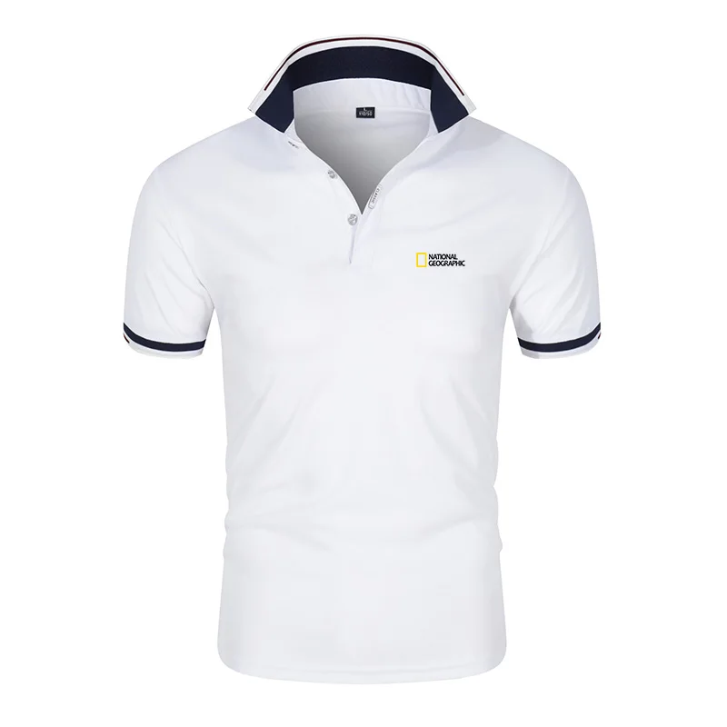 

2022 summer new high-quality men's polo shirt casual business brand short-sleeved lapel breathable sports outdoor large size