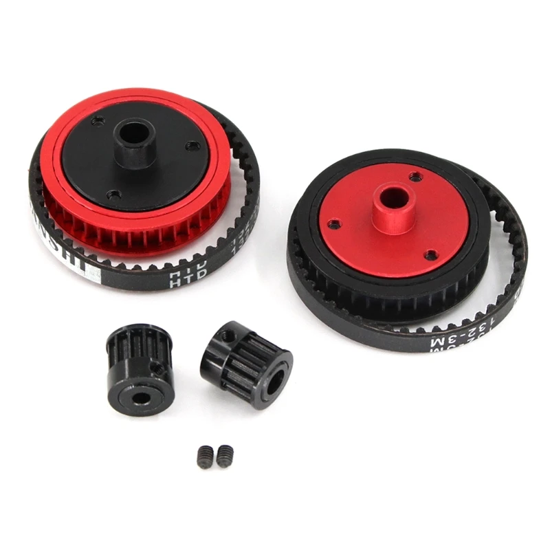

3.2/5.0mm Belt Drive Transmission Gears System for 1/10 RC Car Crawler