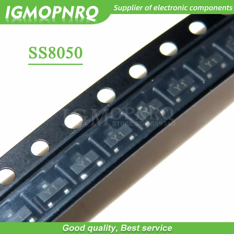 Транзистор биполярный ss8050 sot 23 100PCS S8050 J3Y NPN 0.5A 25V SOT-23 SMD Transistor eBay