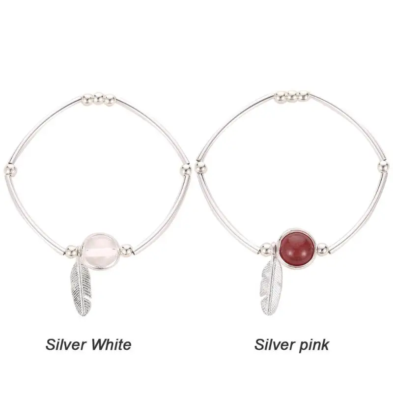 Модные хрустальные браслеты из искусственного жемчуга для женщин Серебряные