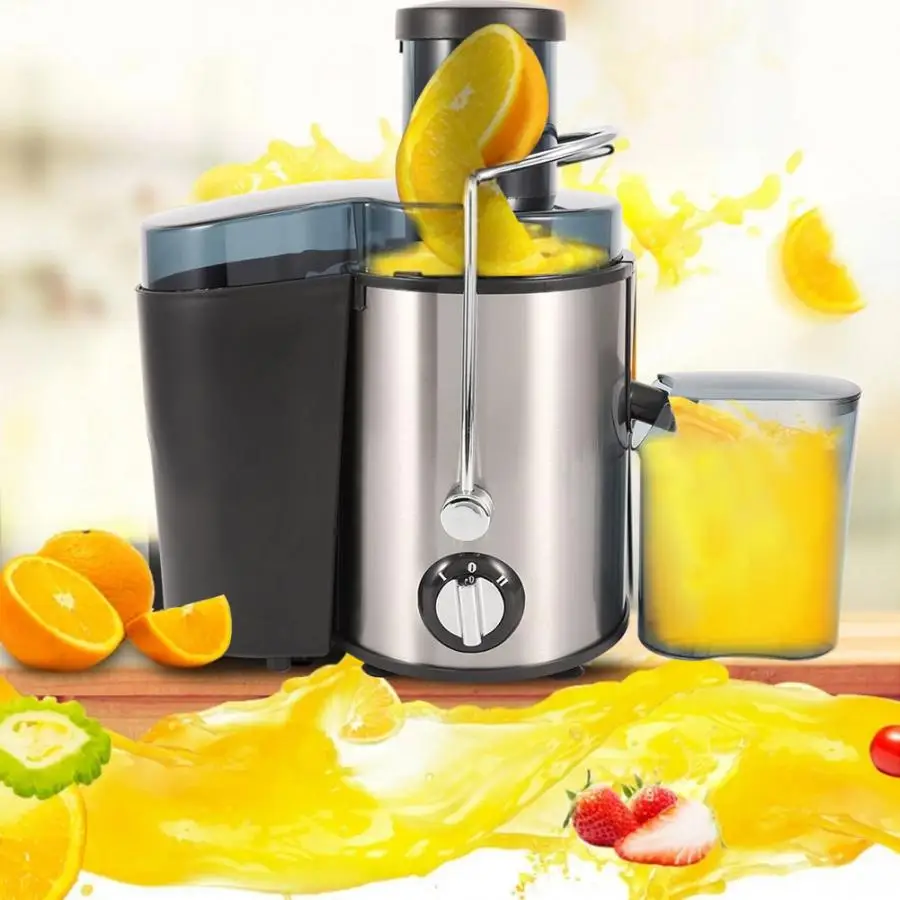

Slow Juicer 500ML Stainless Steel Juicer Machine Whole Fruit Vegetable Centrifugal Juice Extractor Exprimidor de limon
