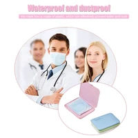 portable dust proof box 10 5x13x1 2cm sealed bacteriostasis compact convenient disposable face mask storage box
