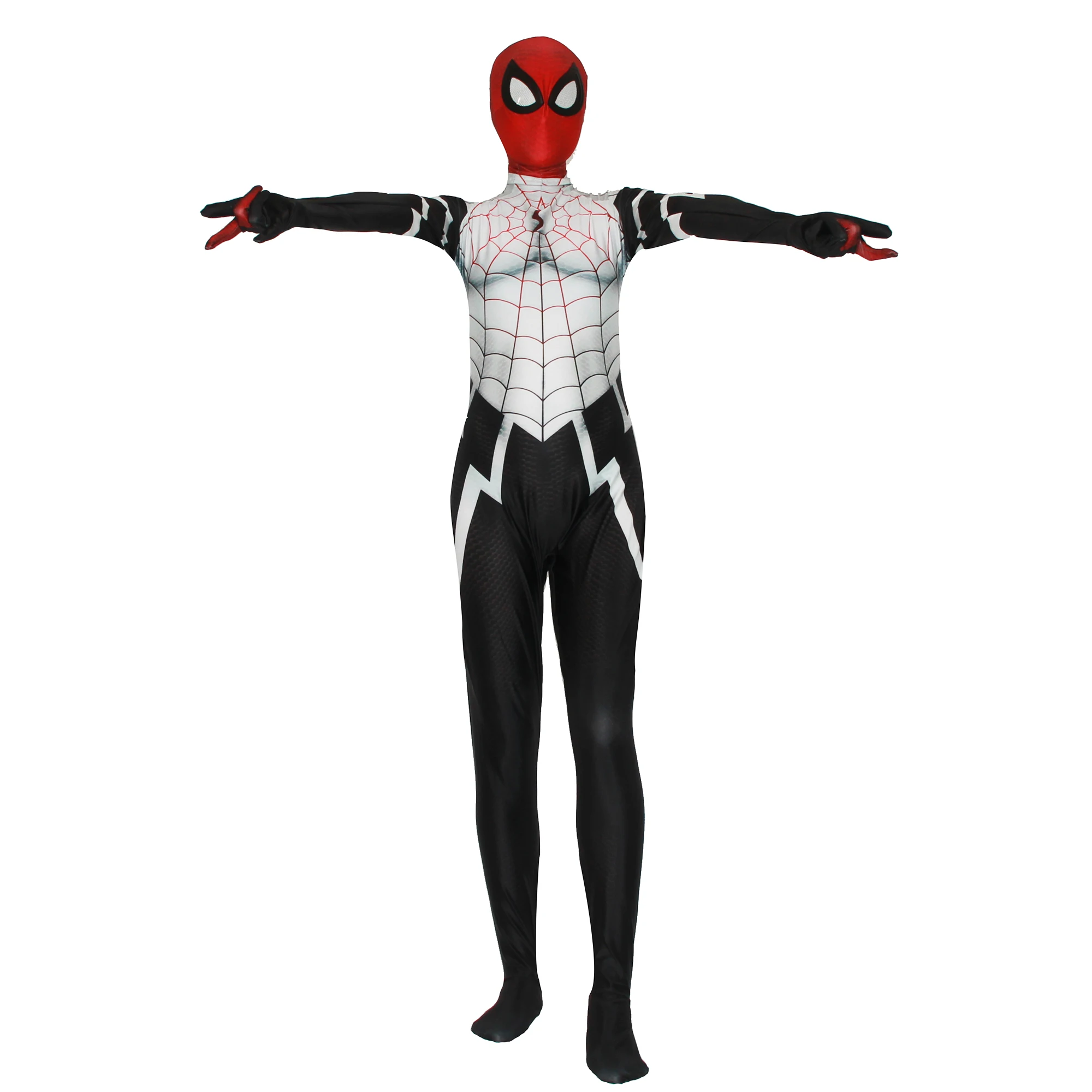 Хэллоуин Карнавал супергерой персонаж платье Паук шелк взрослые дети Высокое