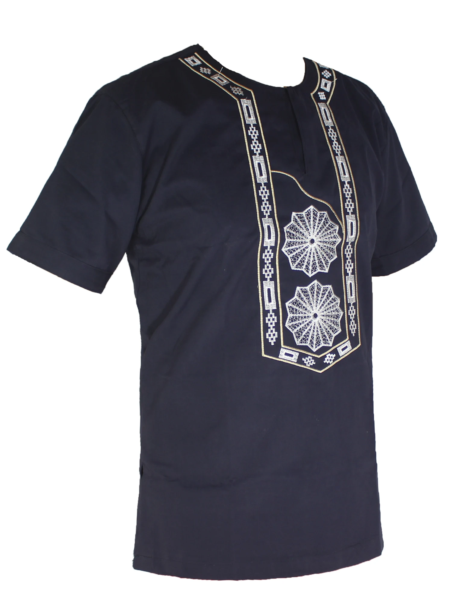 Вышитая Футболка 7 цветов свадебная одежда африканская топы Rache Dashiki короткий