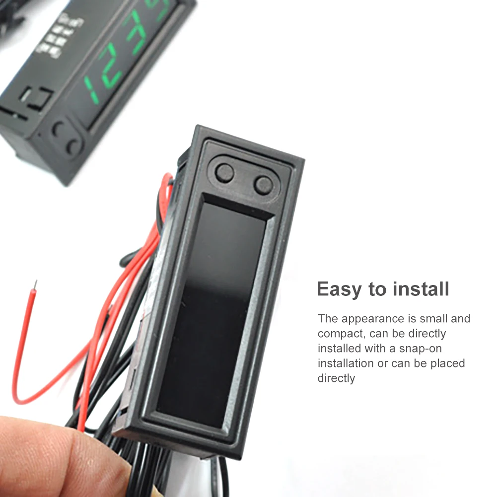 12 В Высокоточные Часы внутри и снаружи Автомобильная панель контроля