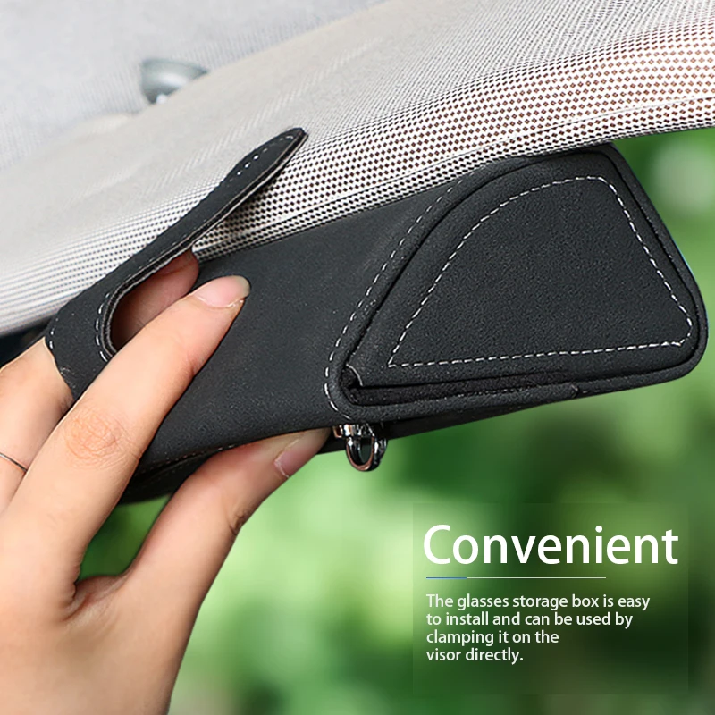 Автомобильный солнцезащитный козырек Организатор искусственная кожа коробка