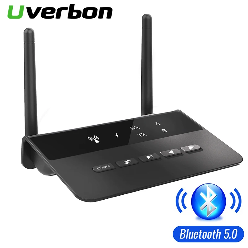 

Bluetooth 5.0 Wireless Audio Adapter 2 In 1 Wireless Transmitter Receiver Low Latency TV PC Car Headphones Wireless Adapter