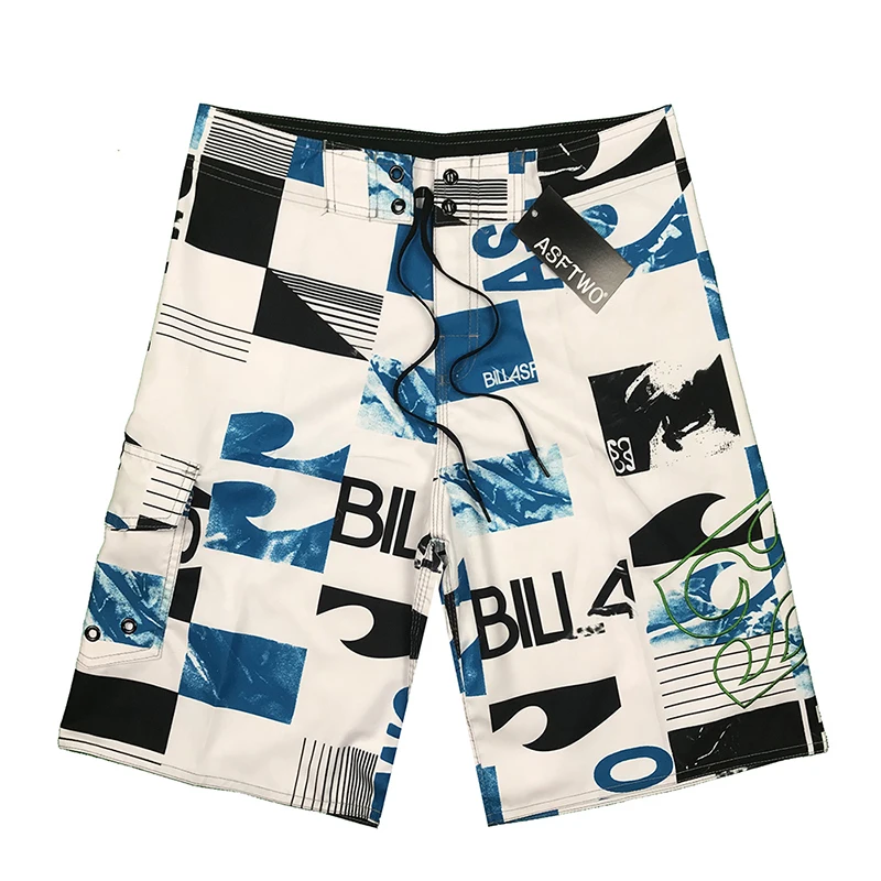 Swimming Beach Shorts Men Swimwear Quick Dry Swimsuit bermuda Swim Trunks Beachwear Bathing Surf Summer Running Pocket Bottoms
